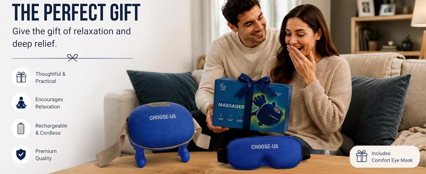 The perfect gift — give the gift of relaxation and deep relief, includes comfort eye mask