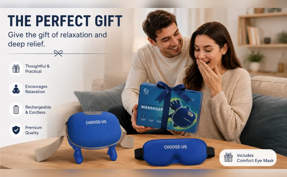 The perfect gift — give the gift of relaxation and deep relief, includes comfort eye mask